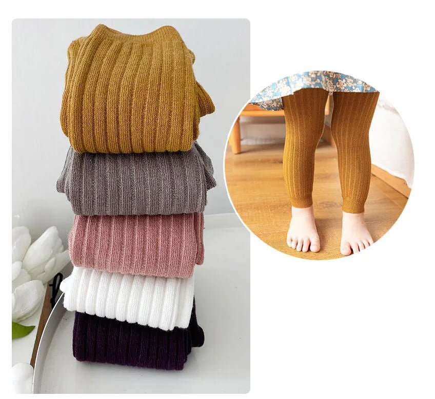 Girls Leggings Solid Color Cotton Pants Children Leggings 0 - 6 Years Baby Newborn Kids Leggings - silverfoxgoods